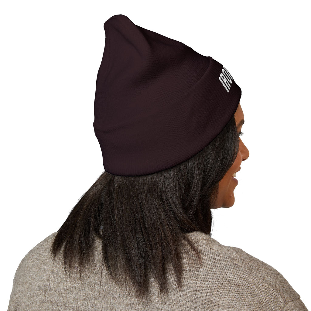 Iron Faith Co. Wordmark Embroidered Cuffed Beanie