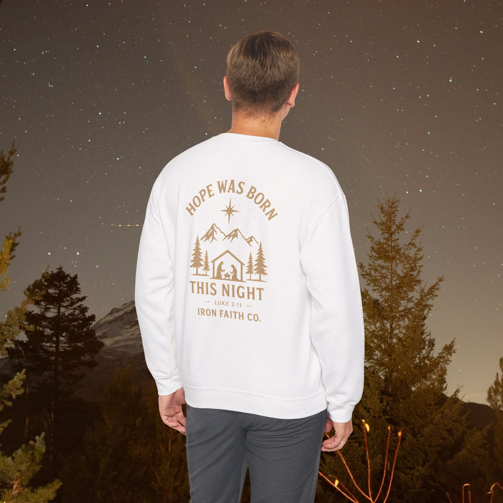 Hope Was Born This Night Sweatshirt - IronFaithCo. - photo 16 of 30