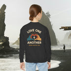 Love One Another Youth Crewneck Sweatshirt — Christian Faith Graphic - photo 17 of 30