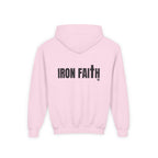Iron Faith Co. Wordmark Youth Hoodie – Back Print