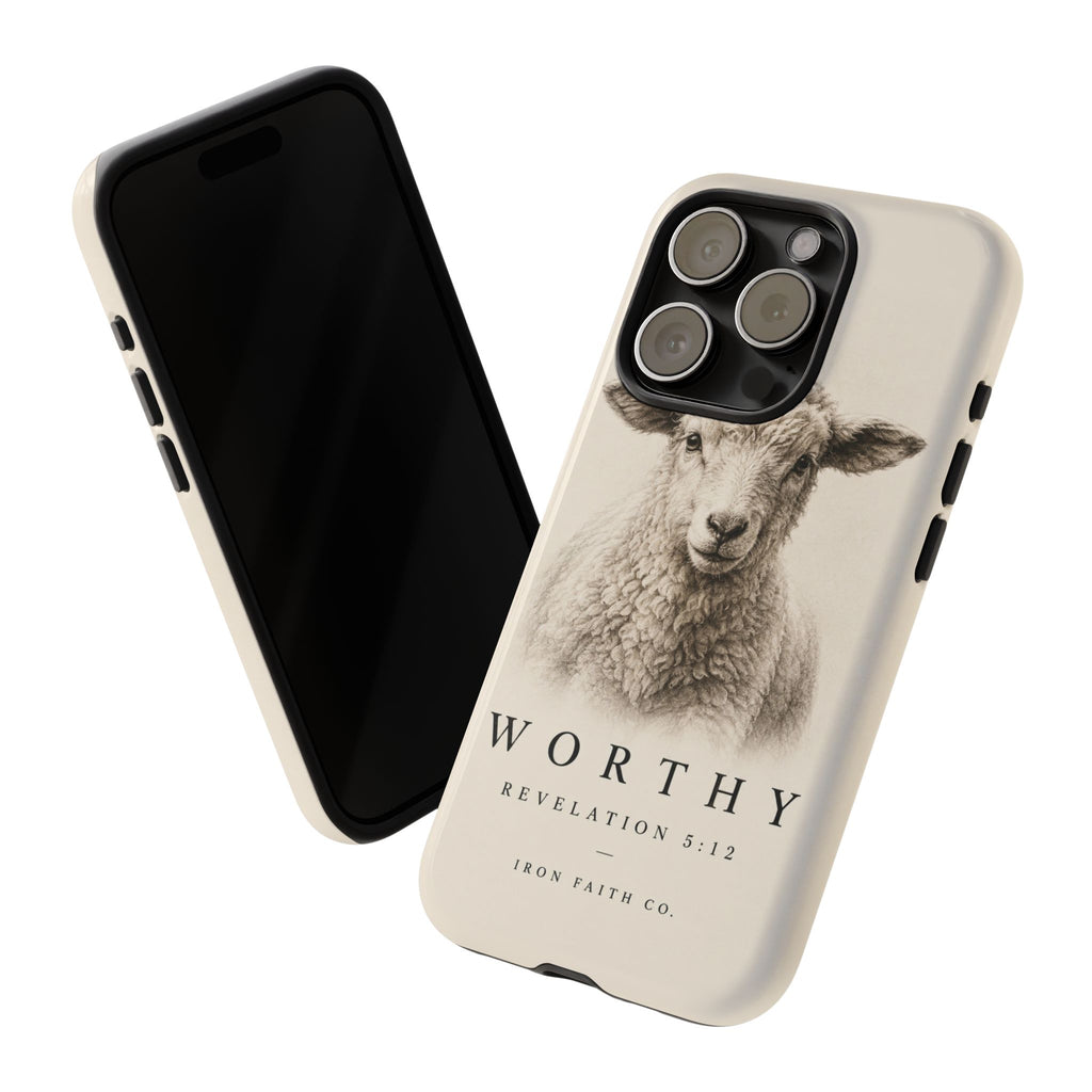 Worthy Revelation 5:12 Phone Case