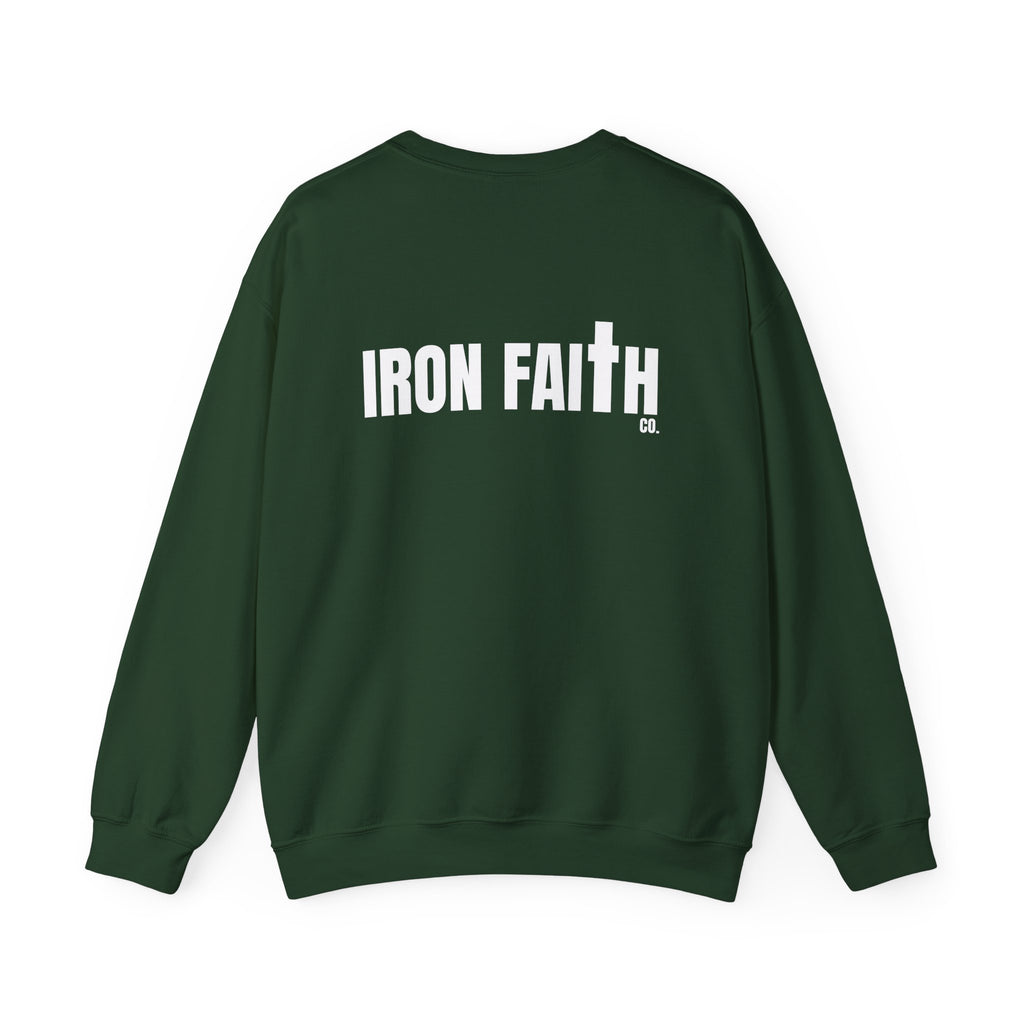 Iron Faith Co. Wordmark Crewneck – Back Print