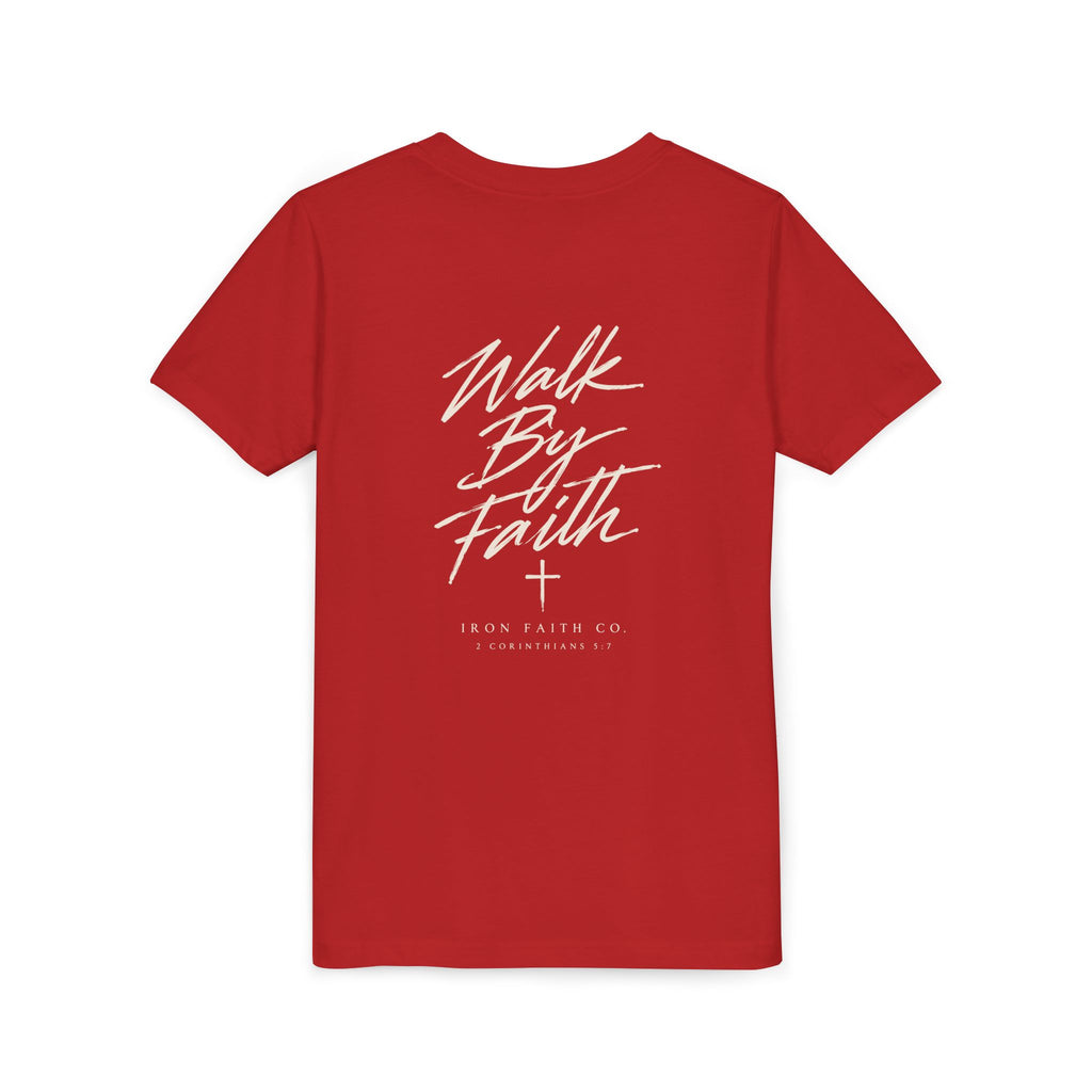 Walk By Faith Youth Tee – Back Print