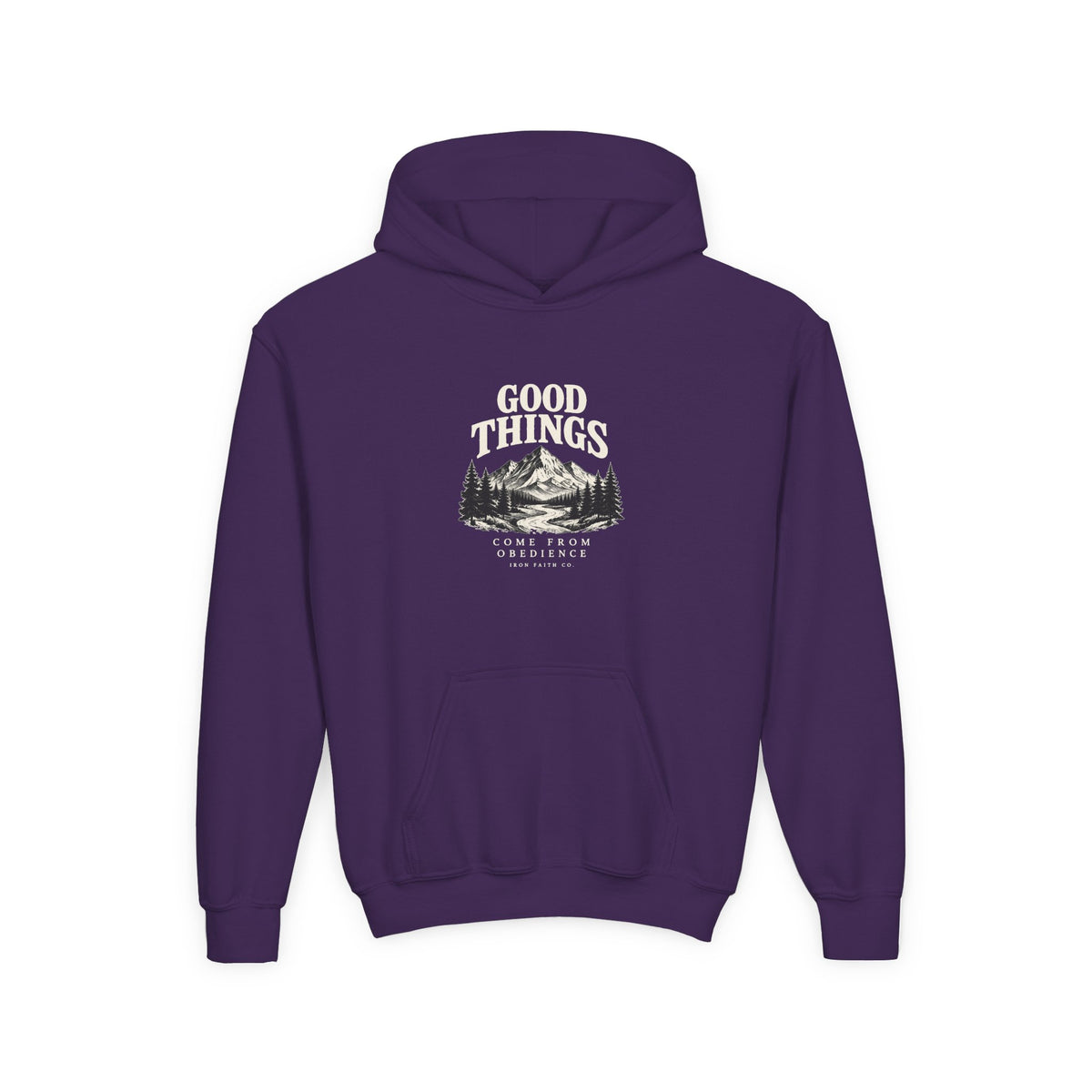 Good Things Come From Obedience Youth Hoodie