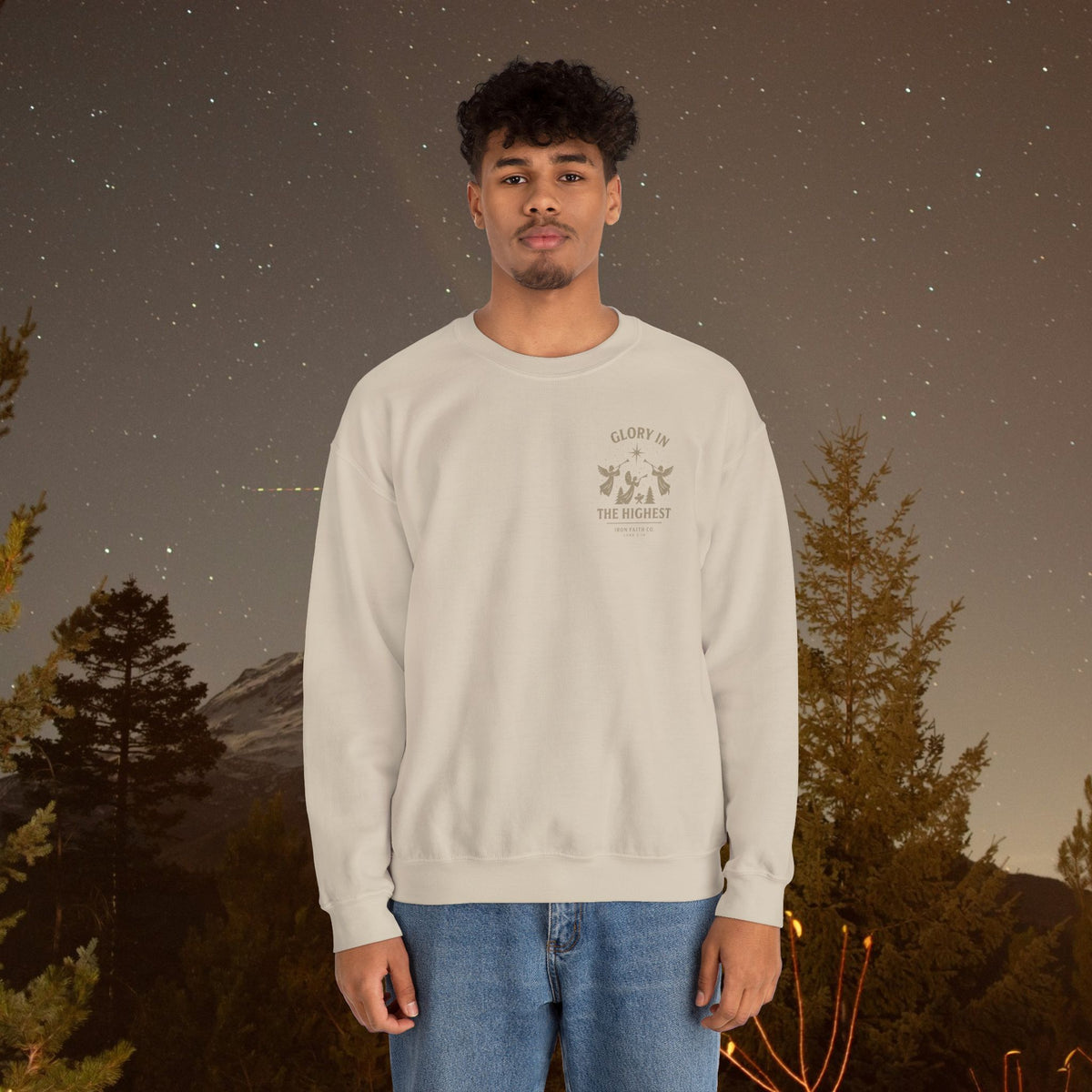 Hope Was Born This Night Sweatshirt - IronFaithCo. - photo 25 of 30