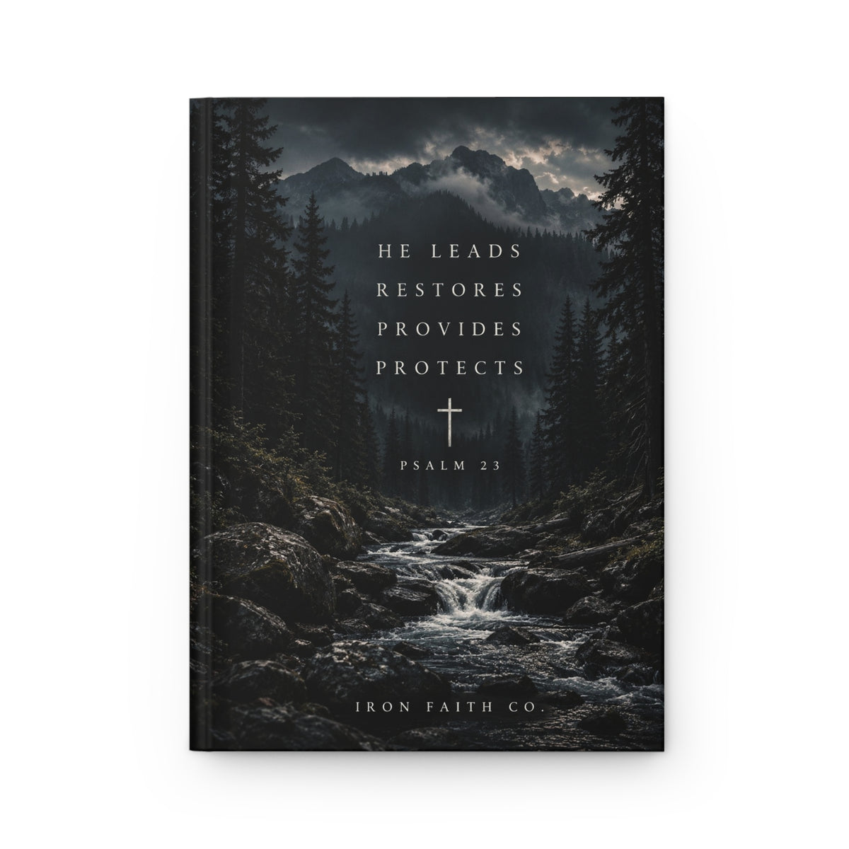 He Leads Psalm 23 Hardcover Journal