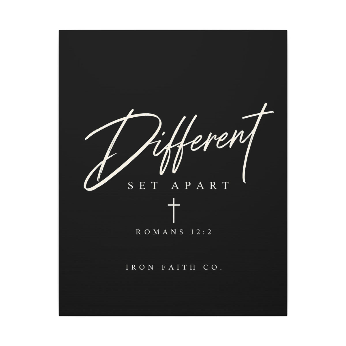 Different Romans 12:2 Canvas Print