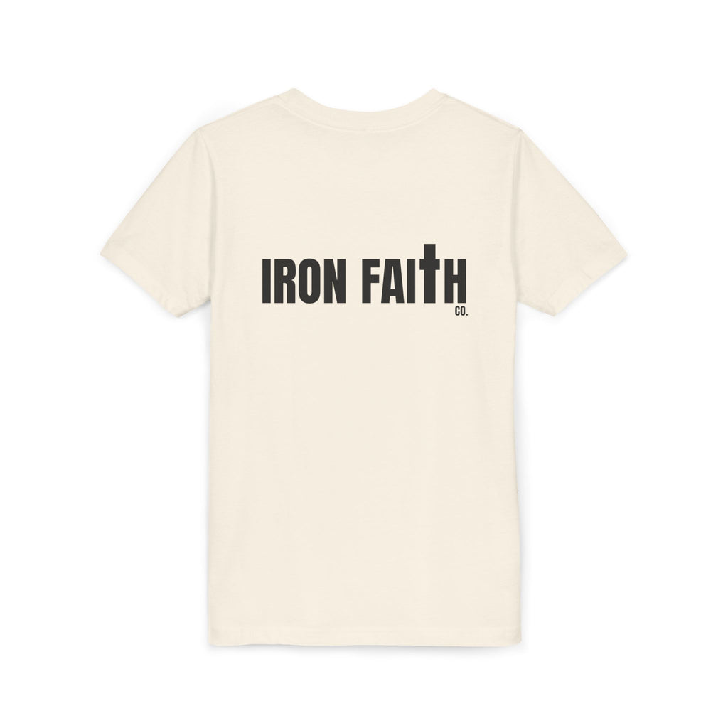 Iron Faith Co. Wordmark Youth Tee – Back Print
