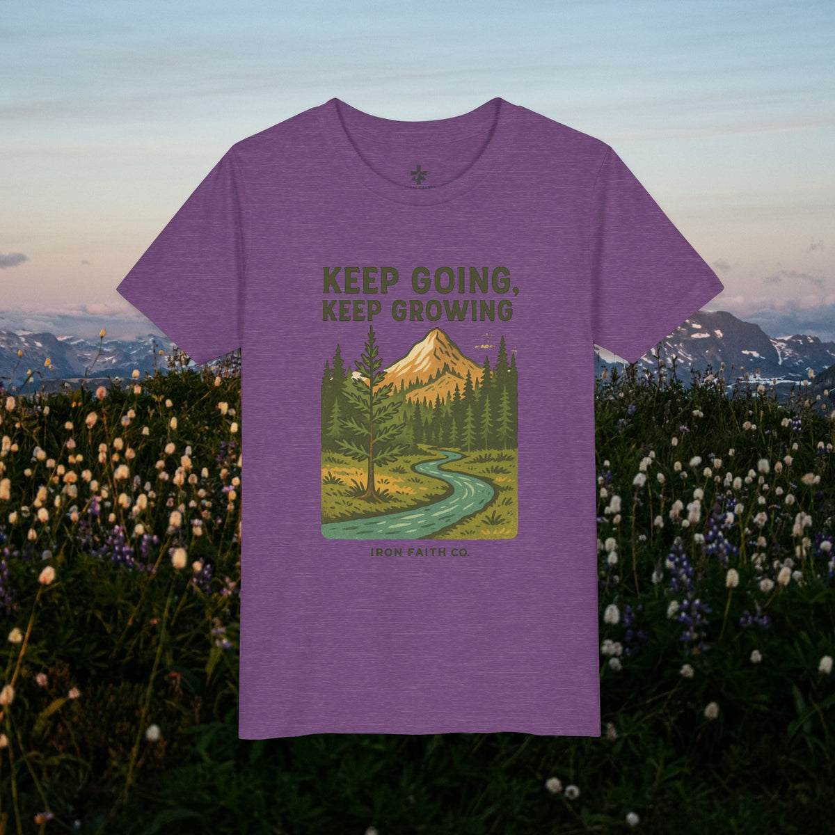 Keep going keep growing - Iron Faith Co. - Youth Short Sleeve Tee - photo 9 of 30