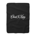 Christ Is King Sherpa Fleece Blanket