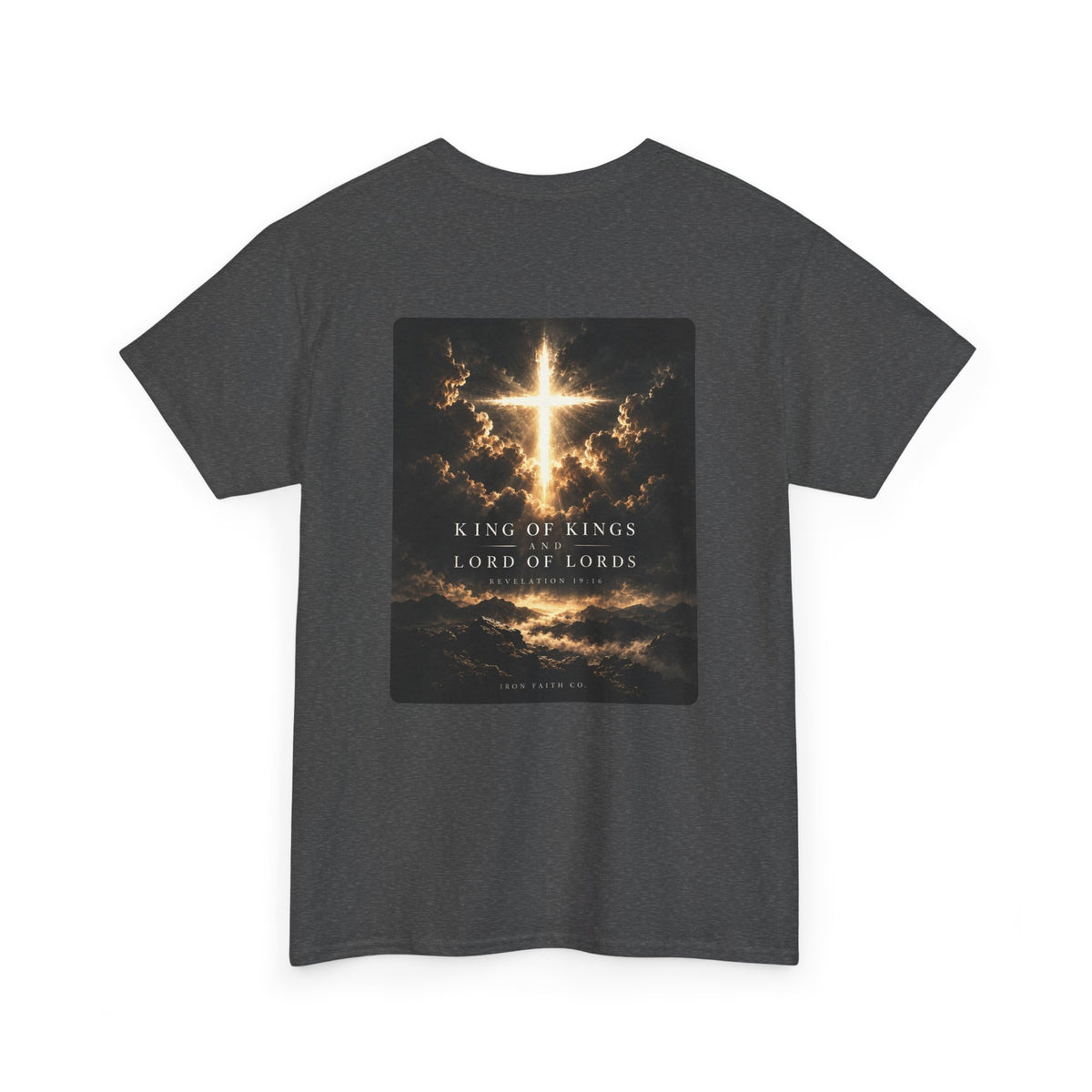 King of Kings Revelation 19:16 Tee – Back Print