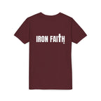 Iron Faith Co. Wordmark Youth Tee – Back Print