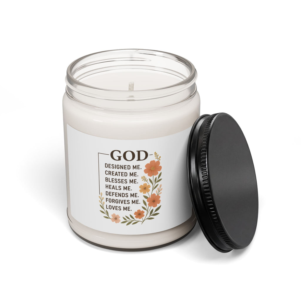 God Designed Me Scented Soy Candle, 9oz