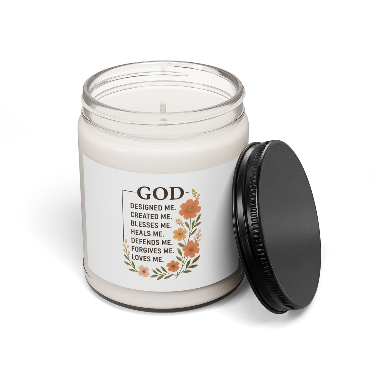 God Designed Me Scented Soy Candle, 9oz