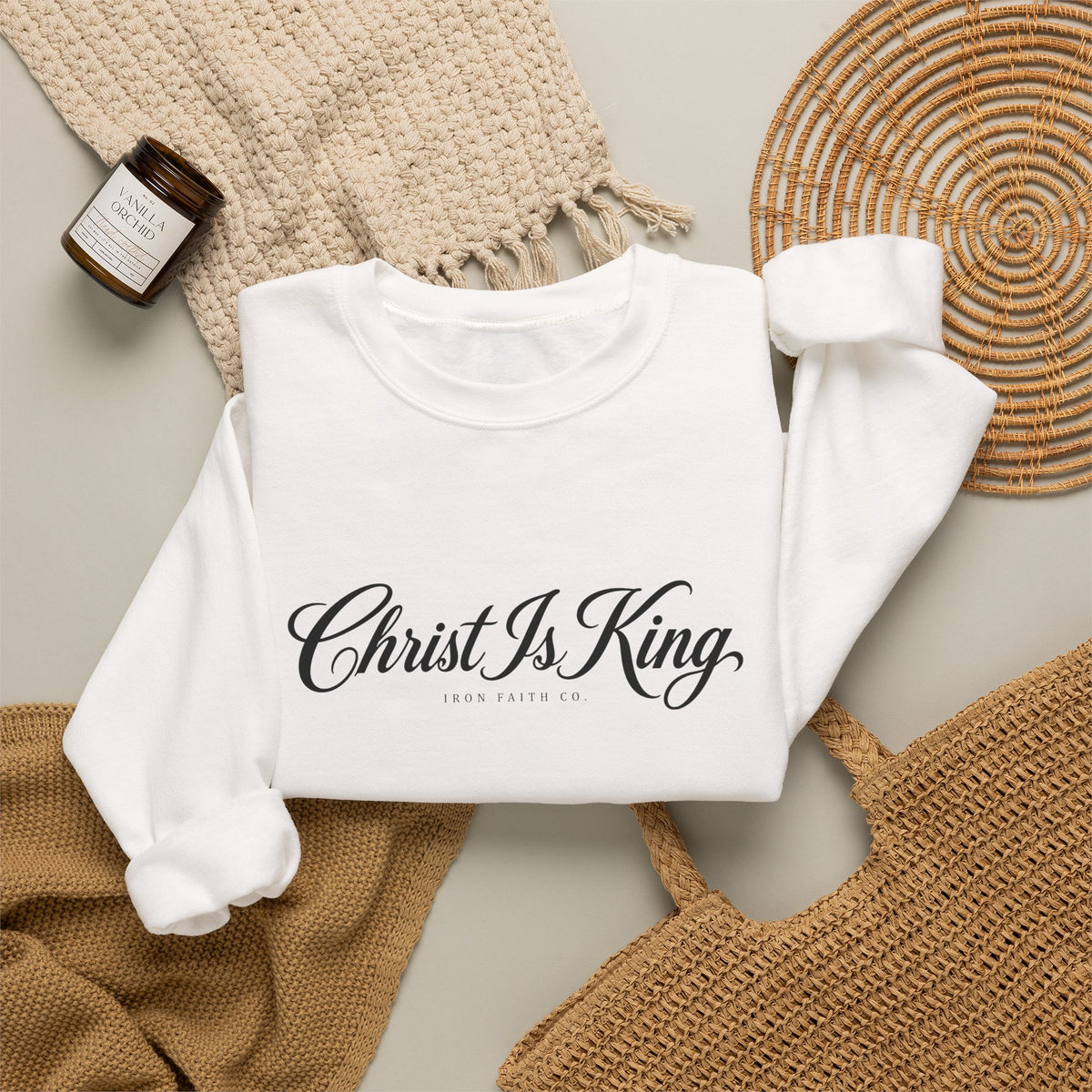 Christ Is King Crewneck