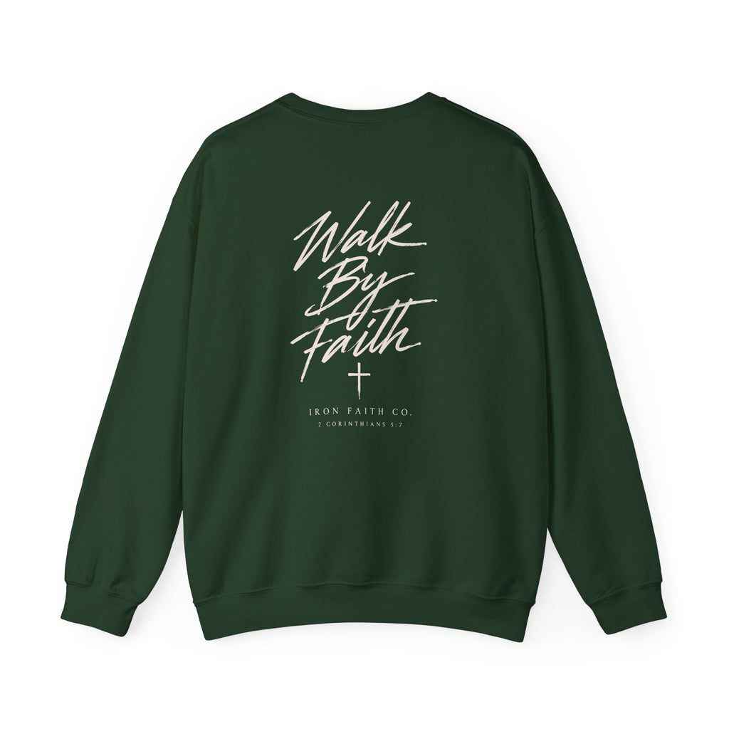 Walk By Faith Crewneck – Back Print