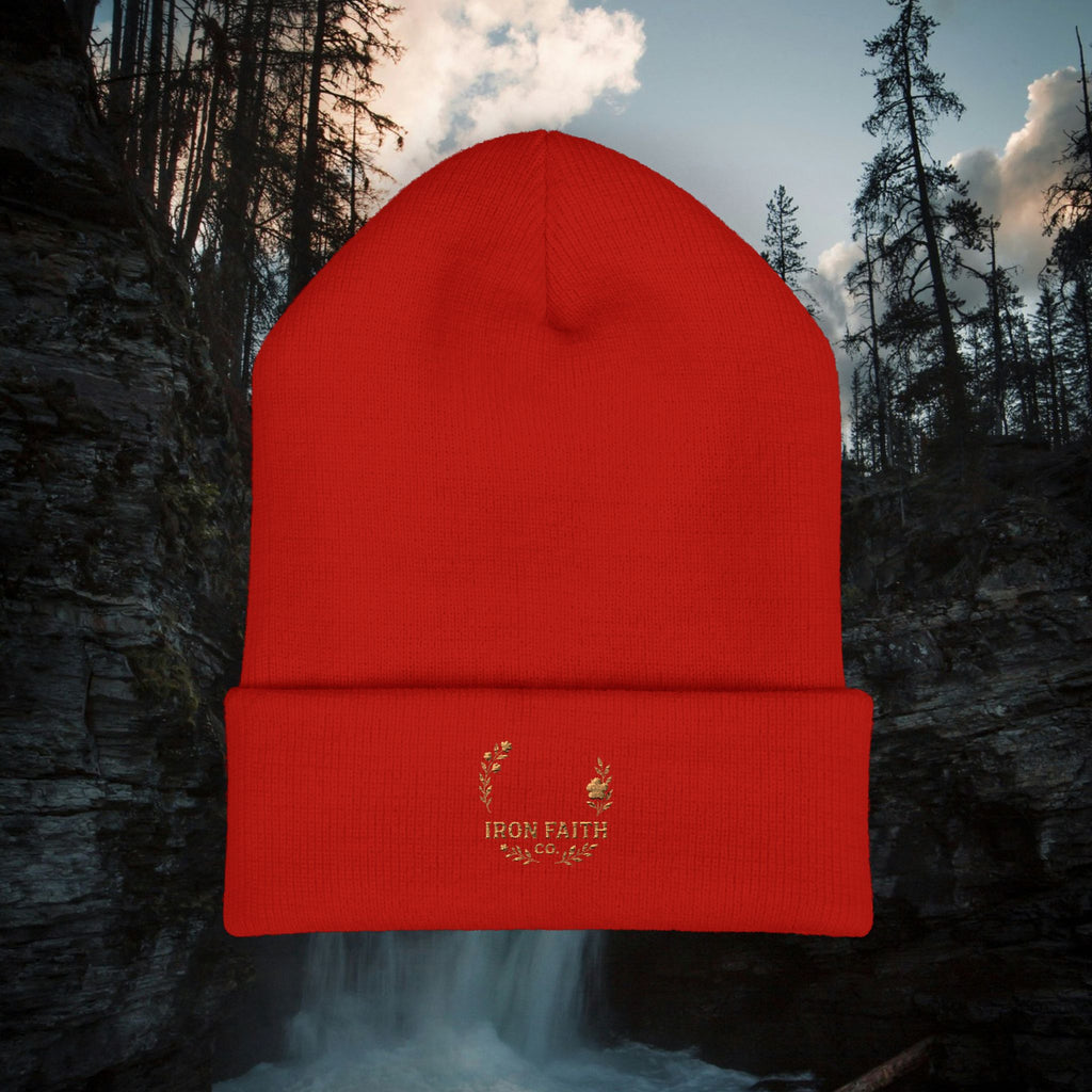 Iron Faith Embroidered Beanie - photo 13 of 30