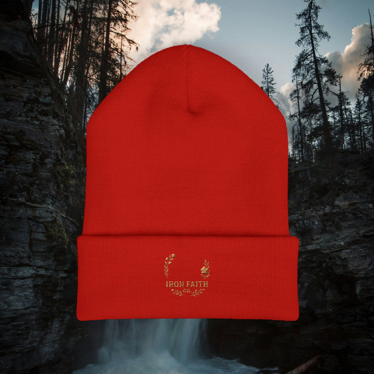 Iron Faith Embroidered Beanie - photo 13 of 30