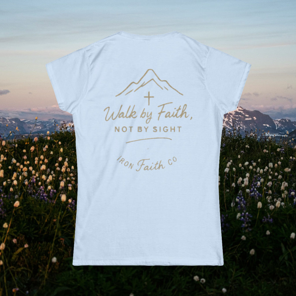 Iron Faith Co. - Walk by Faith - Women's Softstyle Tee - photo 29 of 30