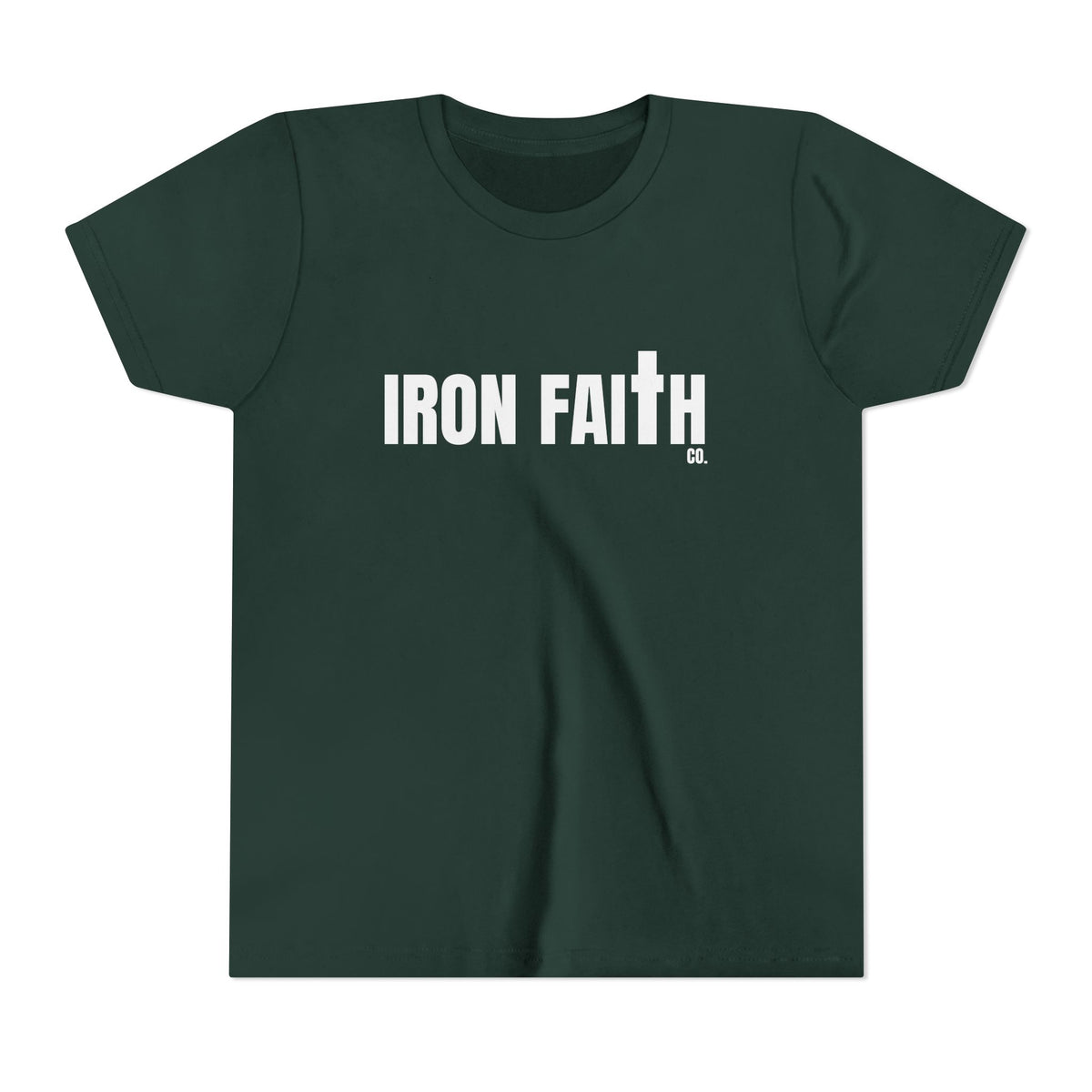 Iron Faith Co. Wordmark Youth Tee