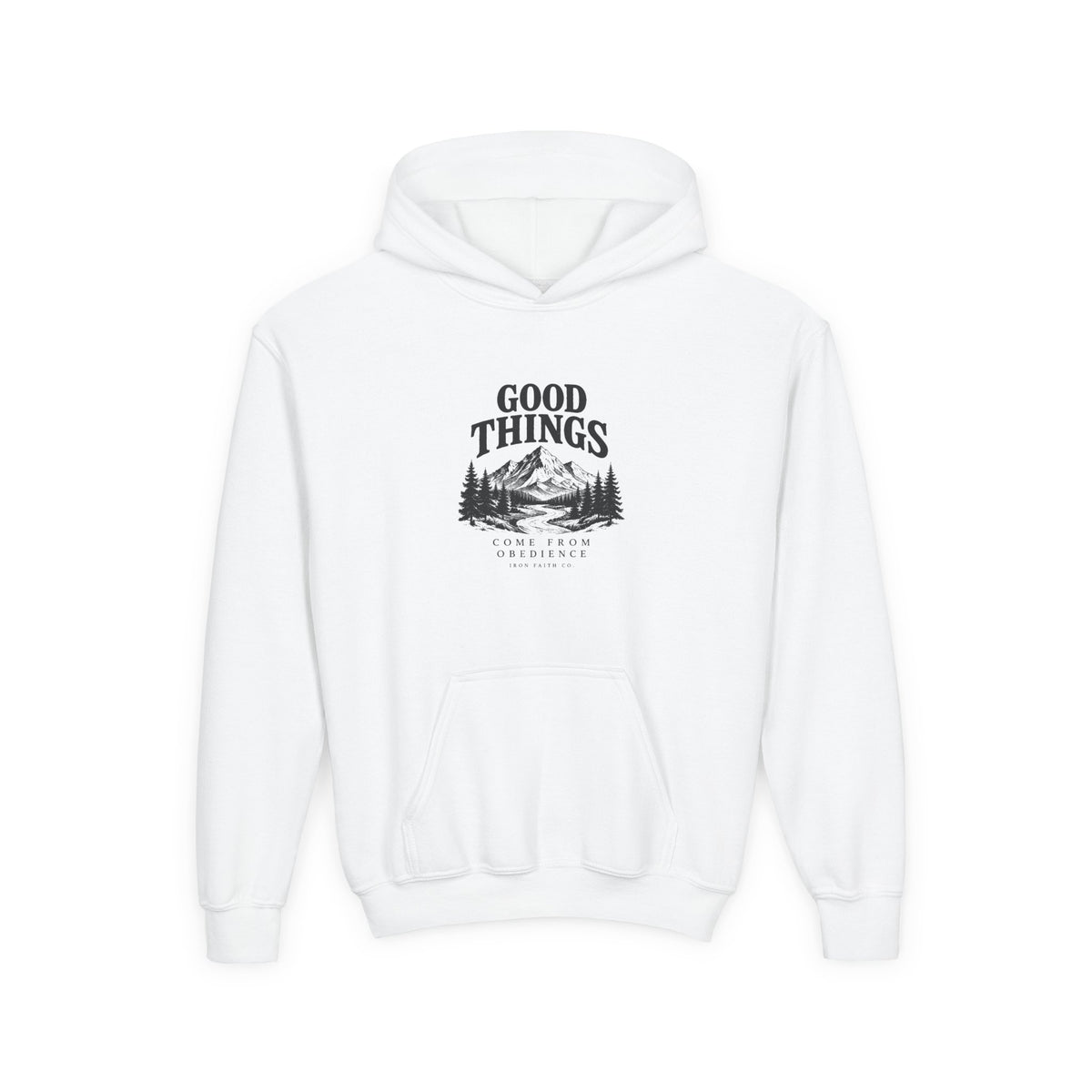 Good Things Come From Obedience Youth Hoodie