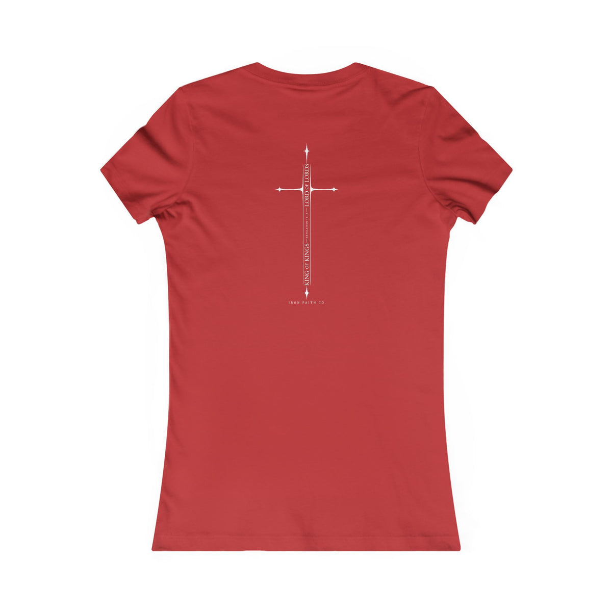 Christ Is King Women's Fitted Tee