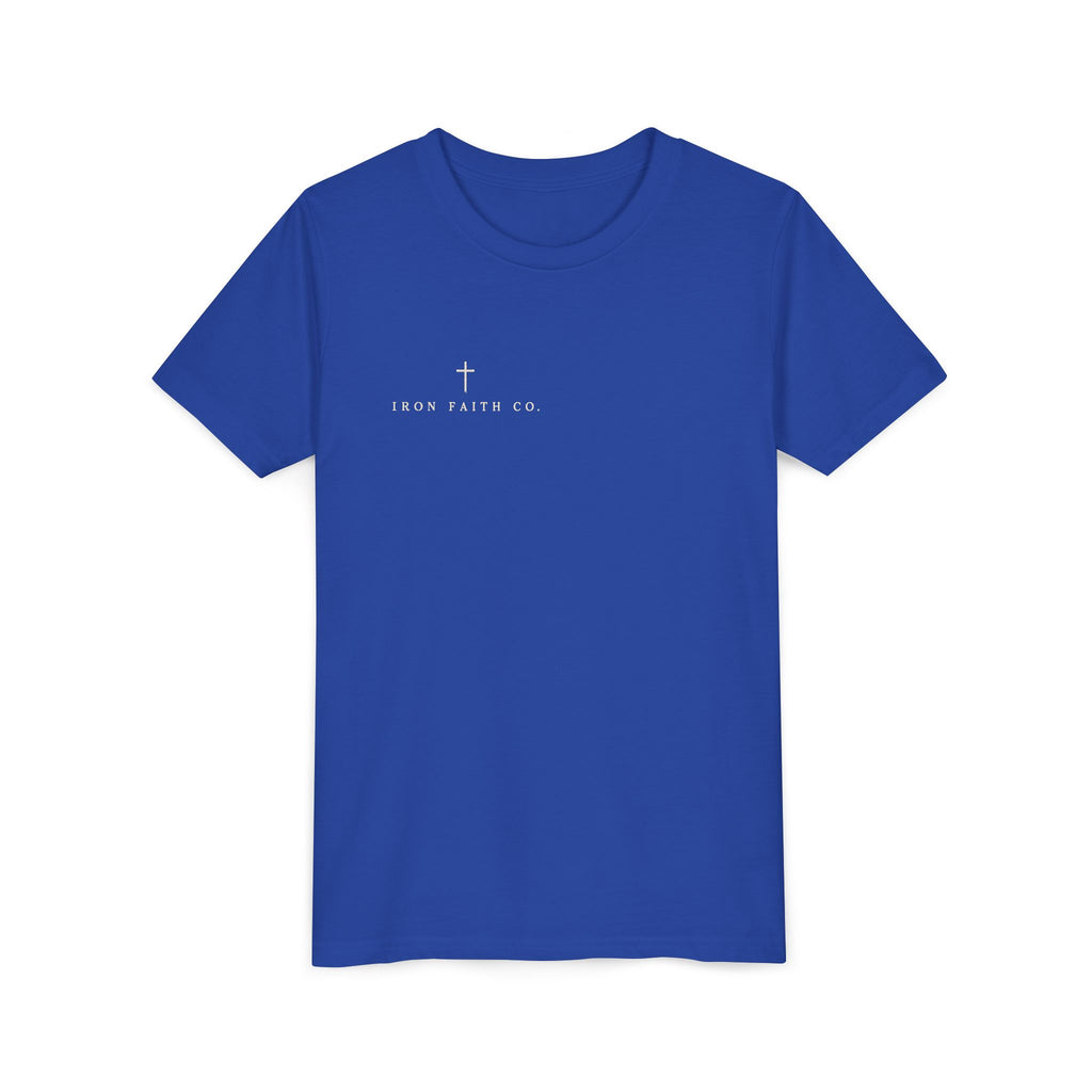 Iron Faith Co. Wordmark Youth Tee – Back Print