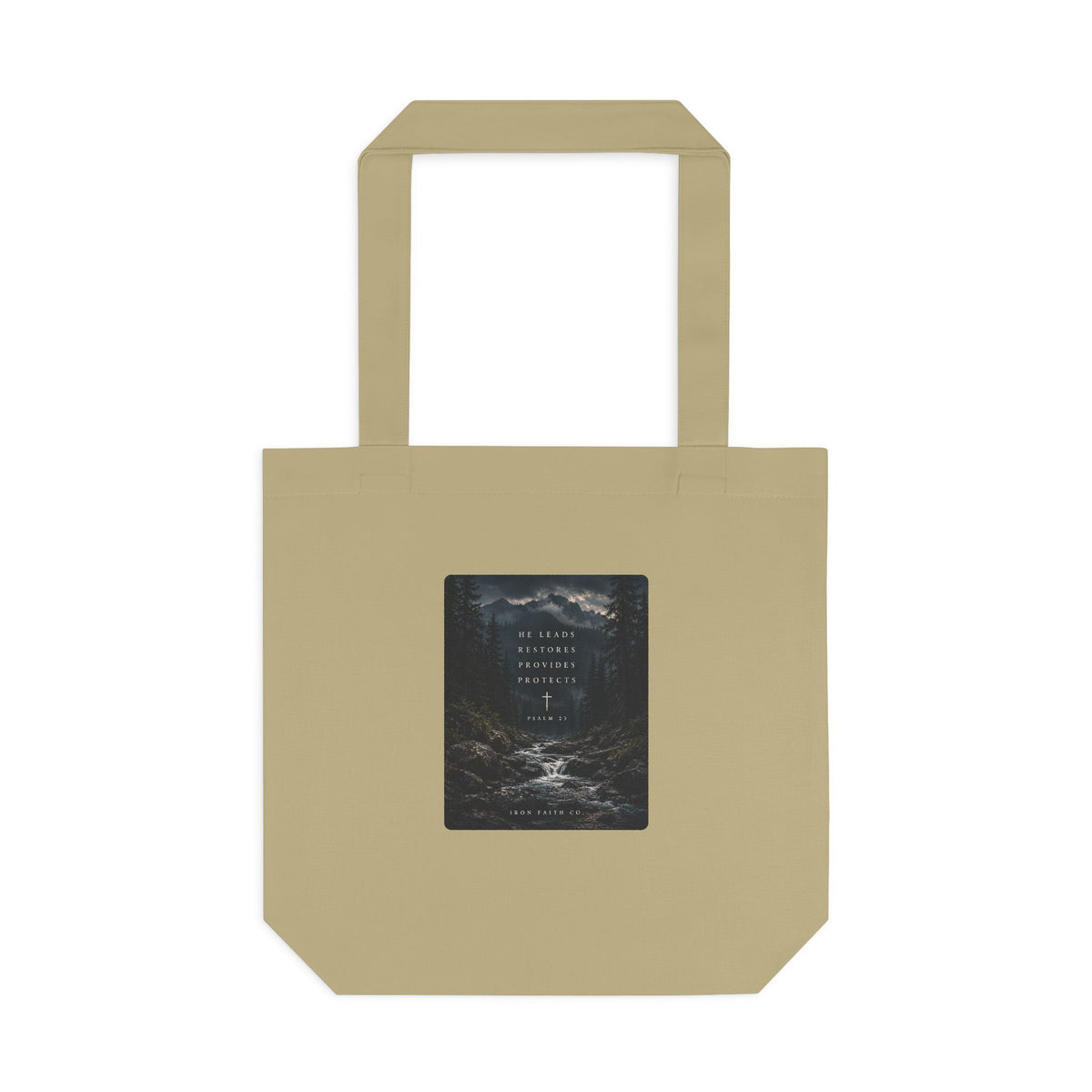 He Leads Psalm 23 Tote Bag