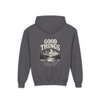 Good Things Come From Obedience Youth Hoodie – Back Print