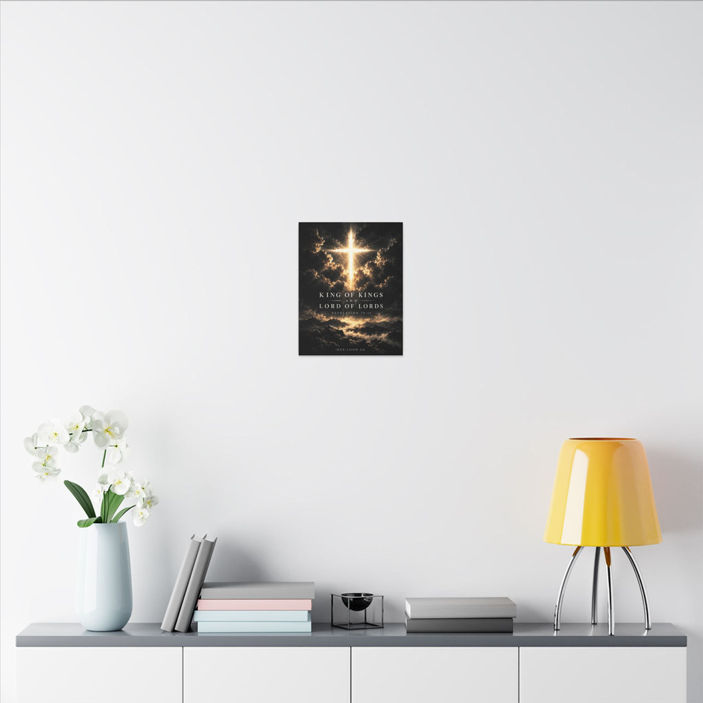 King of Kings Revelation 19:16 Canvas Print