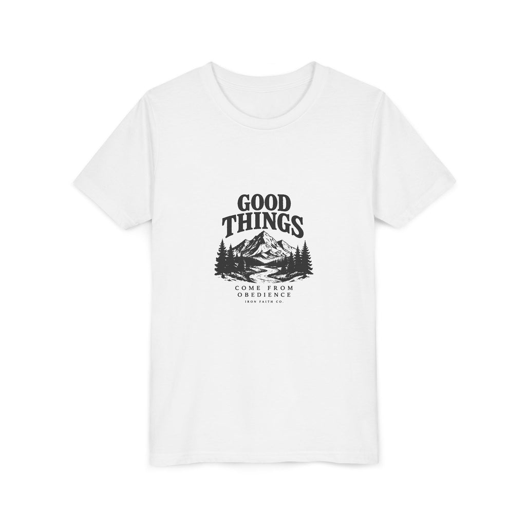 Good Things Come From Obedience Youth Tee