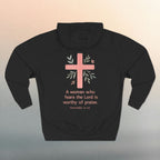 A Woman Who Fears The Lord Is Worthy Of Praise - Proverbs 31:30 - Iron Faith Co. - Fleece Hoodie - photo 19 of 30
