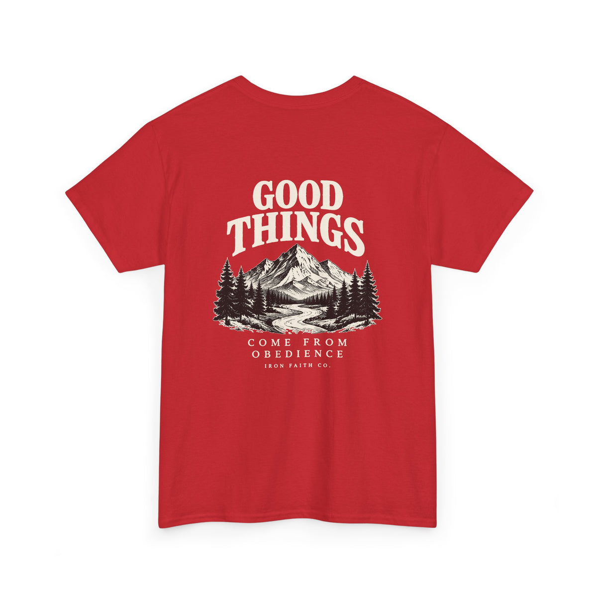 Good Things Come From Obedience Tee – Back Print