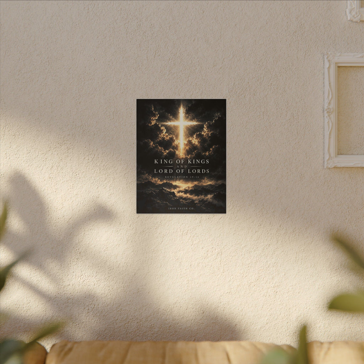 King of Kings Revelation 19:16 Canvas Print