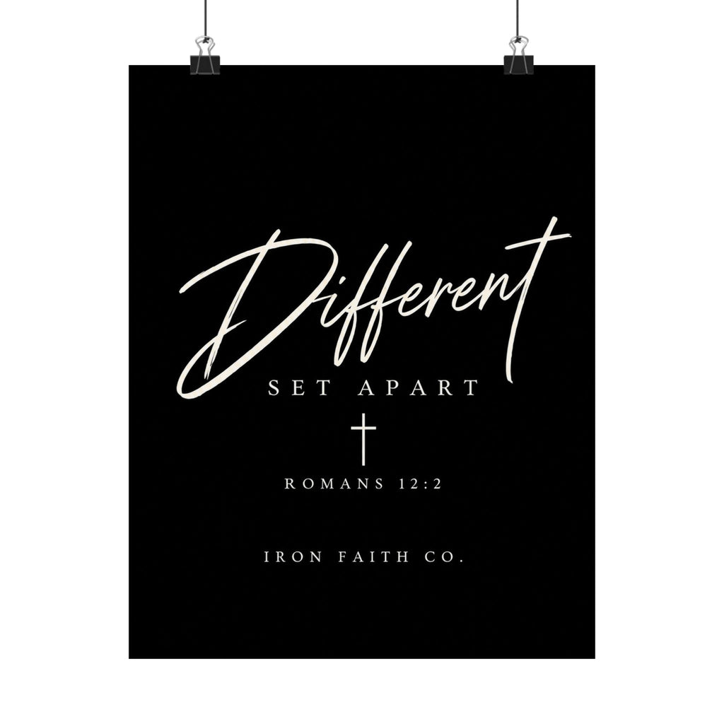 Different Romans 12:2 Poster