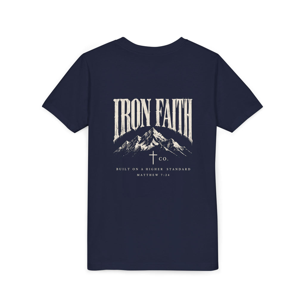 Built on a Higher Standard Youth Tee – Back Print