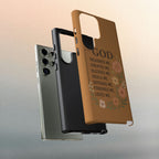 "GOD Designed Me" Floral iPhone Case