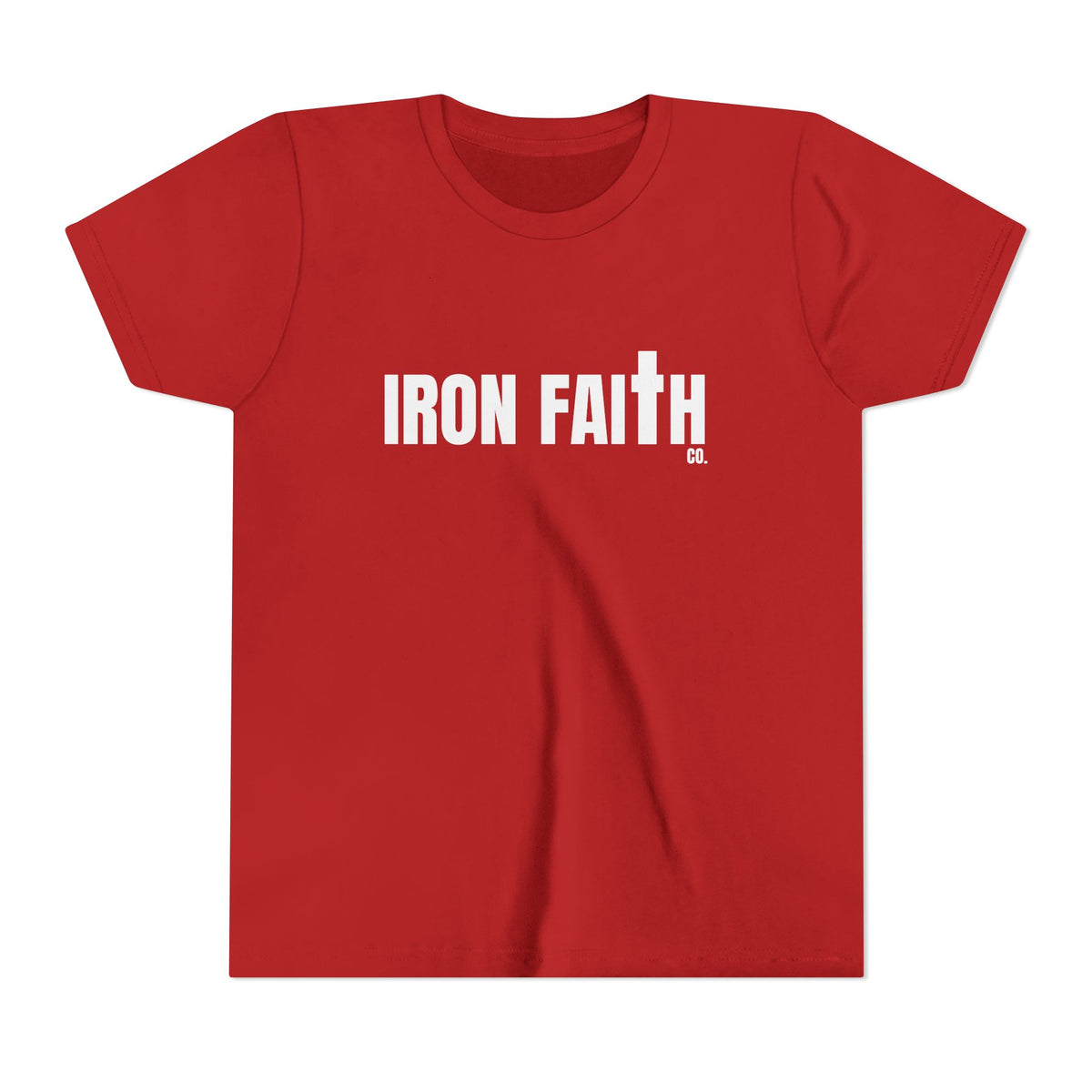 Iron Faith Co. Wordmark Youth Tee