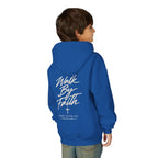 Walk By Faith Youth Hoodie – Back Print