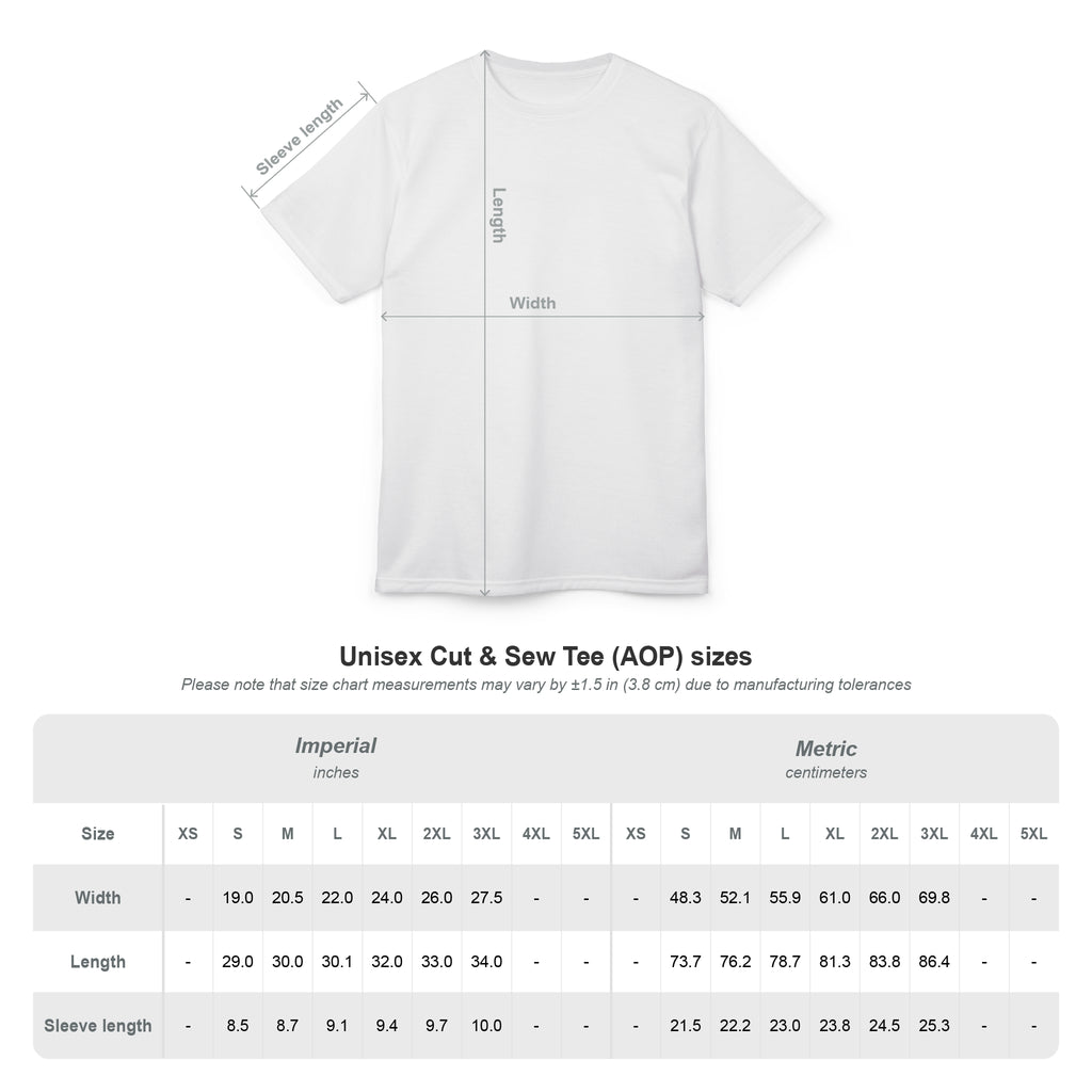 Be Still Psalm 46:10 All-Over Print Tee