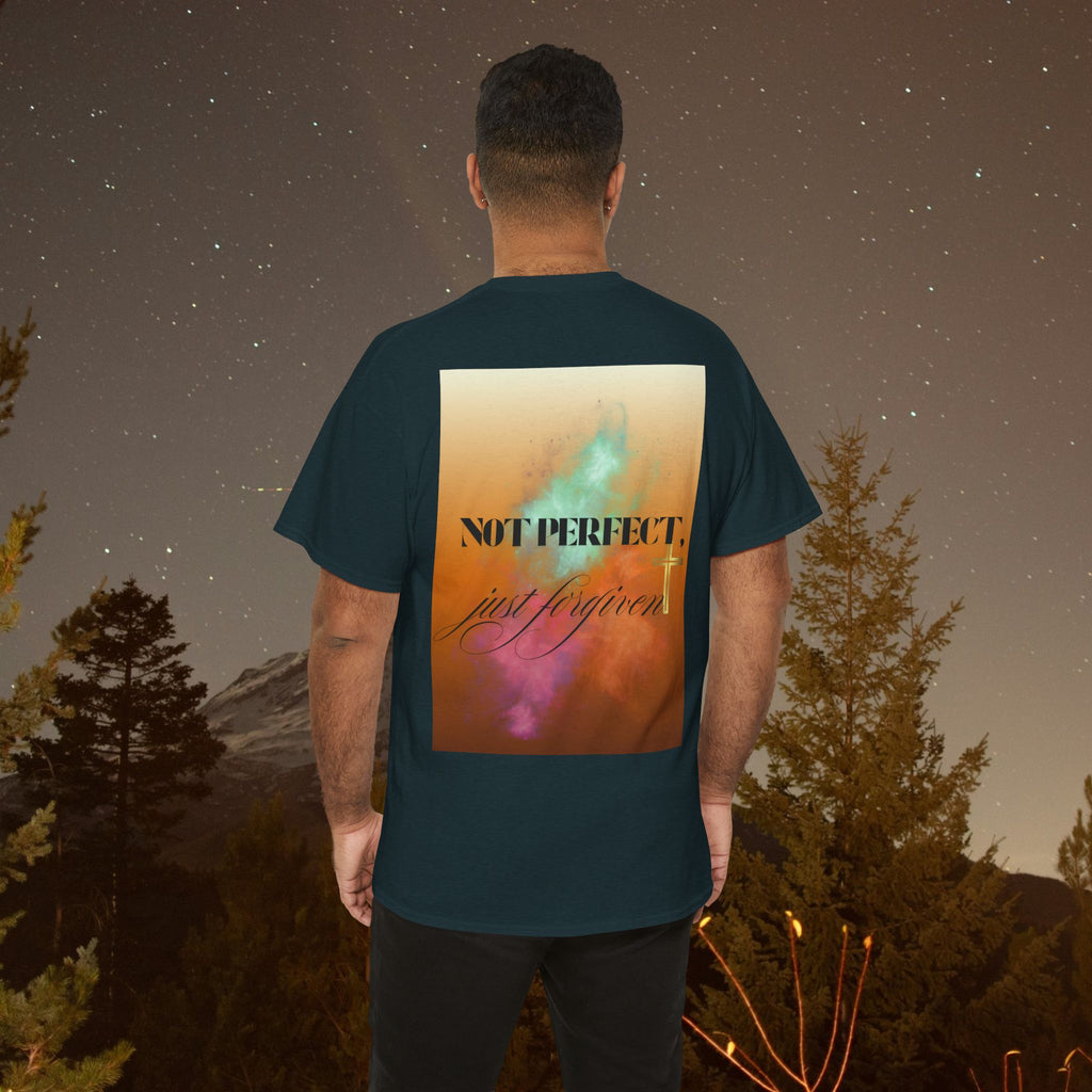 Iron Faith Co. | Not Perfect, Just Forgiven - Unisex Heavy Cotton T-Shirt