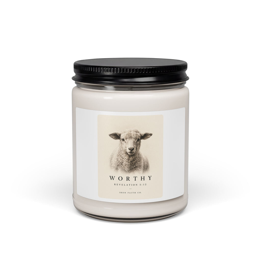 Worthy Revelation 5:12 Scented Soy Candle, 9oz