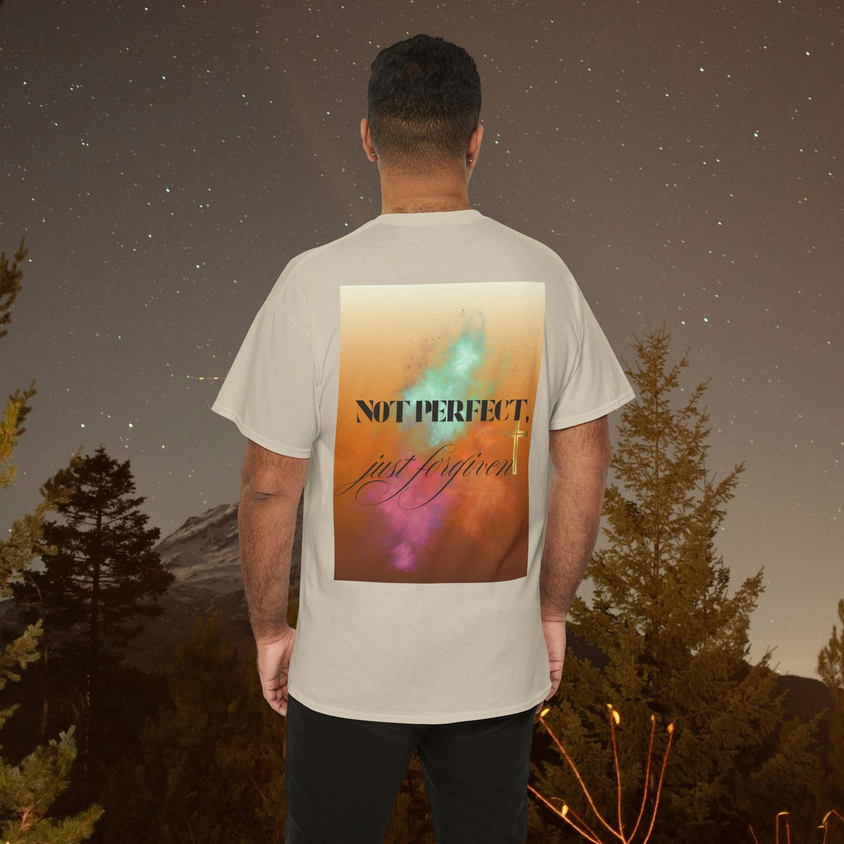 Iron Faith Co. | Not Perfect, Just Forgiven - Unisex Heavy Cotton T-Shirt