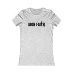 Iron Faith Co. Wordmark Women's Fitted Tee