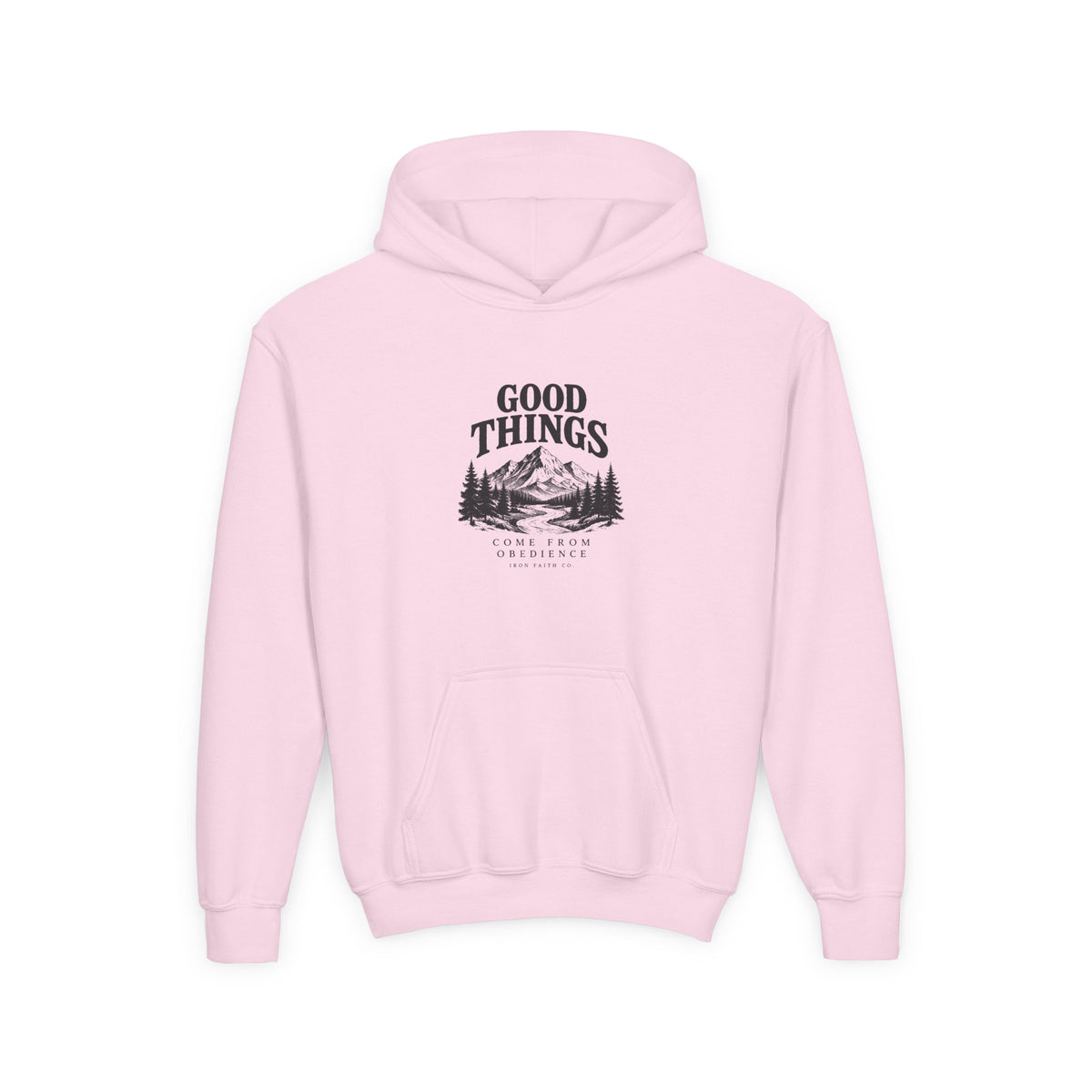 Good Things Come From Obedience Youth Hoodie