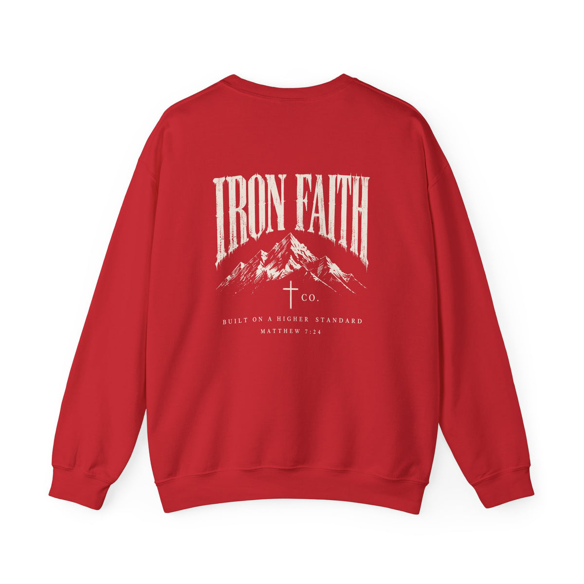 Built on a Higher Standard Crewneck – Back Print