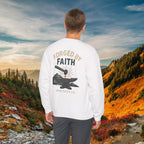 Be strong and courageous Joshua 1:9 - forged by Faith - Iron Faith Co. - Crewneck Sweatshirt - photo 24 of 30