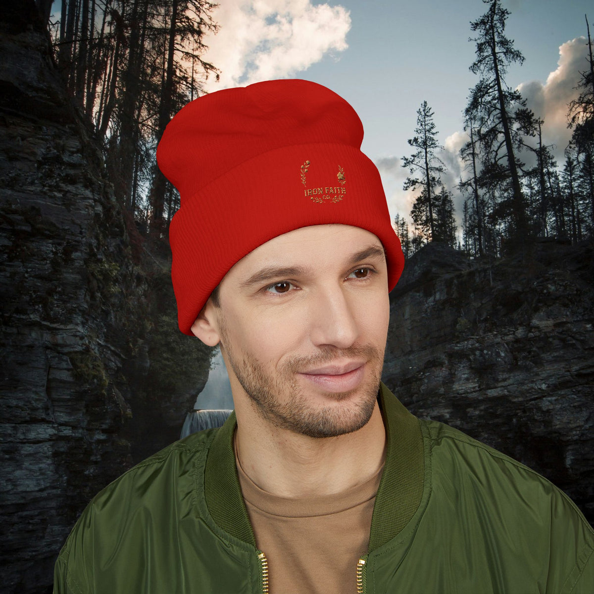 Iron Faith Embroidered Beanie - photo 16 of 30