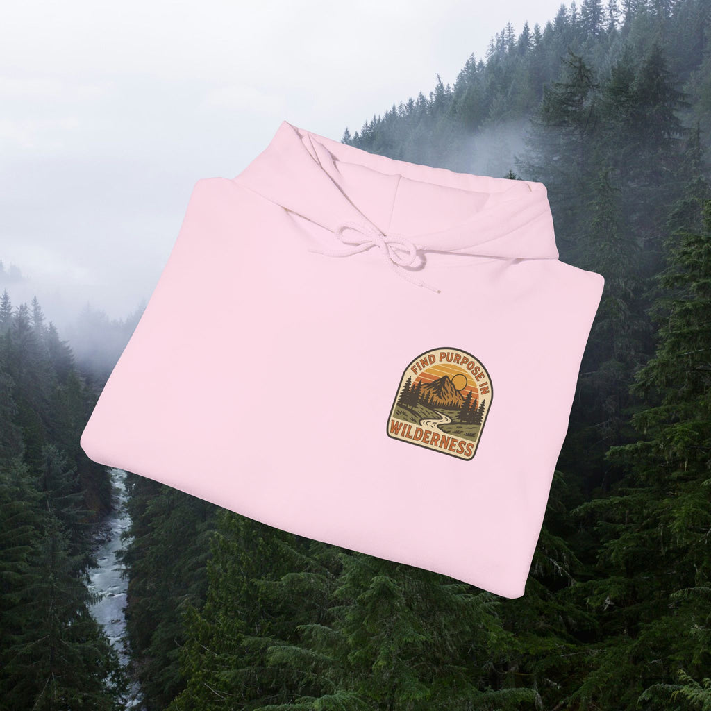 Find purpose in wilderness | Iron Faith Co. | Comfortable Heavy Blend Sweatshirt