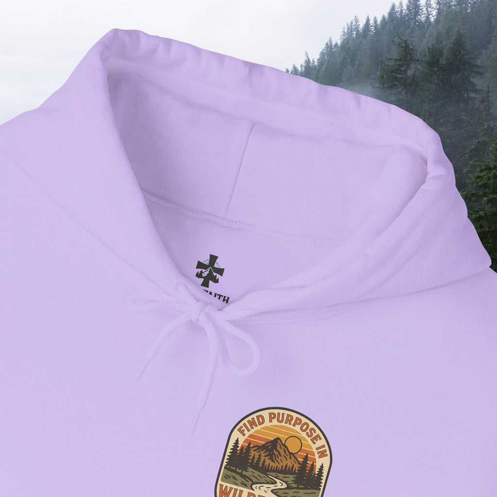 Find purpose in wilderness | Iron Faith Co. | Comfortable Heavy Blend Sweatshirt
